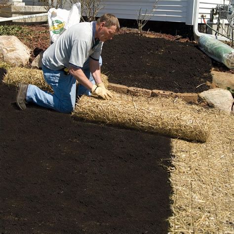 Easy Seeding and Erosion Control With Hay .